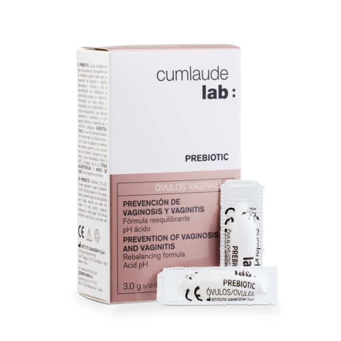 CUMLAUDE LAB prebiotiskās vaginālās ovulas 3g N10