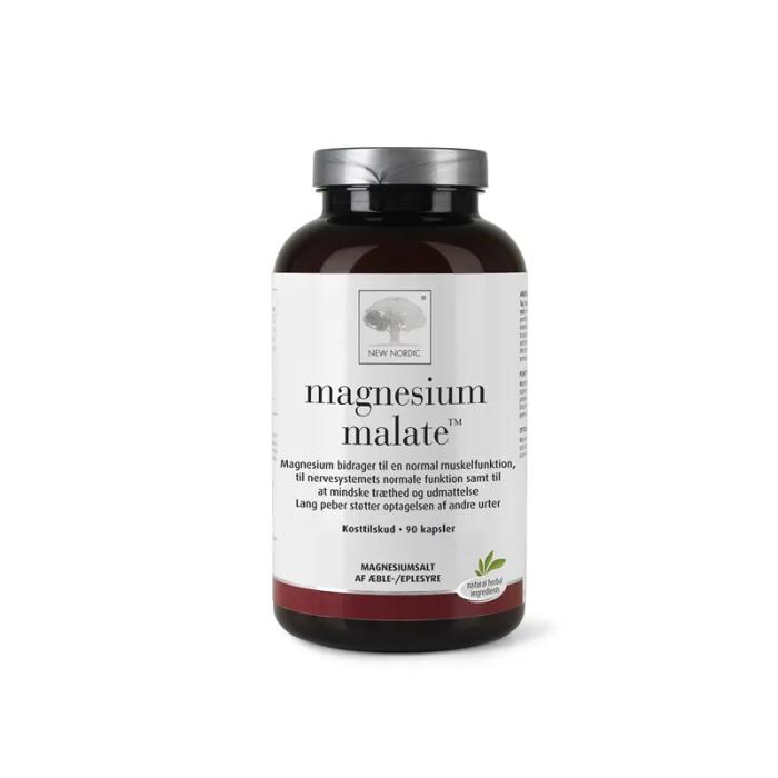 NEW NORDIC Magnesium malate kapsulas N90