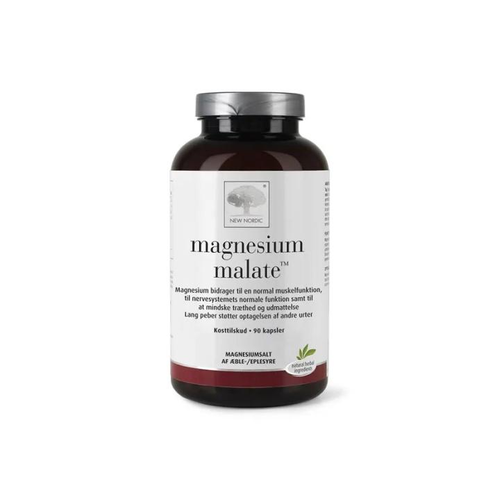 NEW NORDIC Magnesium malate kapsulas N90