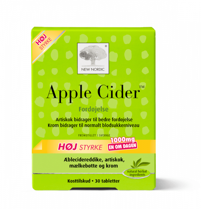 NEW NORDIC Apple Cider Mega Strenght tabletes N30