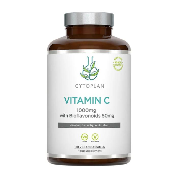 CYTOPLAN Vitamin C 1000mg ar bioflavonoīdiem 50mg kapsulas N120