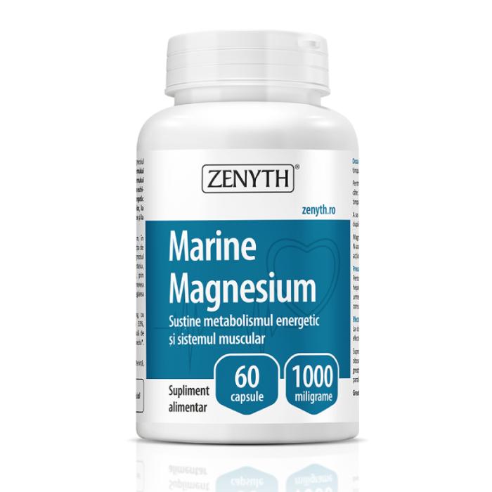 ZENYTH Marine Magnesium ( jūras ūdens magnijs) kapsulas N60