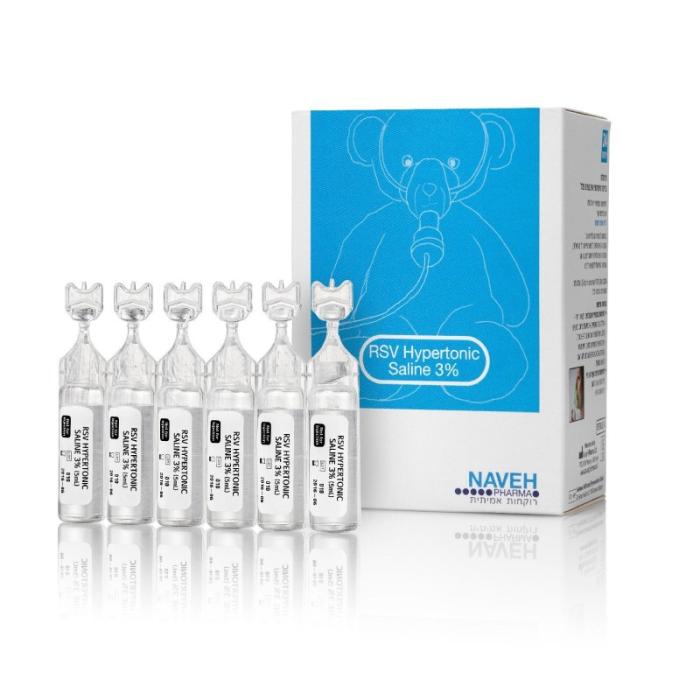 NAVEH PHARMA RSV Hipertoniskais sāls 3% šķīdums 5ml N25
