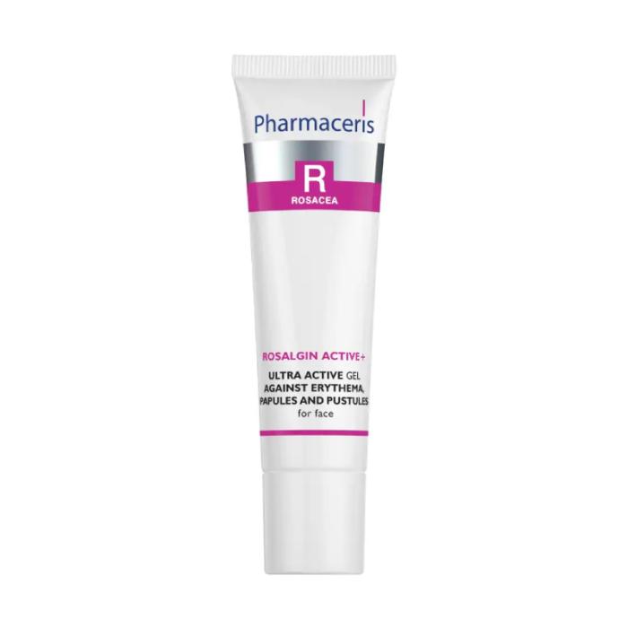 PHARMACERIS R Rosalgin Active+ gels pret eritēmu, papulām un pustulām 30ml