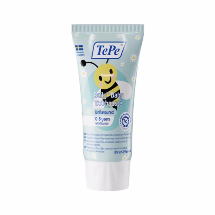 TEPE Daily Baby zobu pasta bērniem no 0-6 g.v., bez garšas 50ml