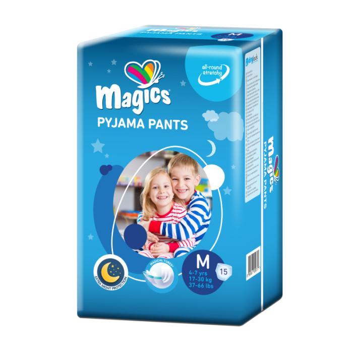 MAGICS Pyjama Pants biksītes M (17-30kg) N15