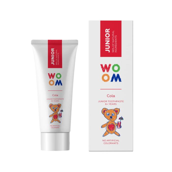 WOOM Junior Cola zobu pasta 6+gadi