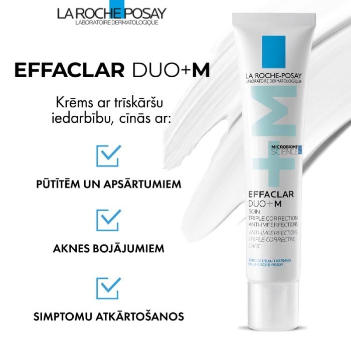 LA ROCHE-POSAY Effaclar DUO+M krēms 40ml