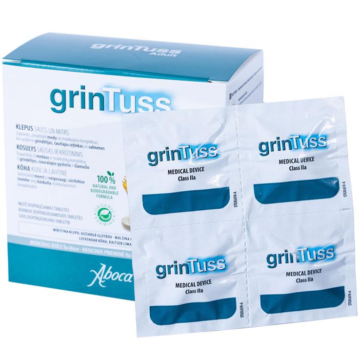 GRINTUSS Adult šķīstošās tabletes N20