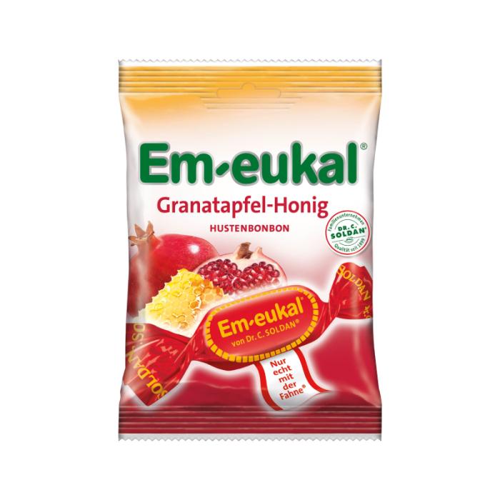 DR.SOLDAN Em-Eukal Granātābols-Medus ar C vitamīnu karameles 75g