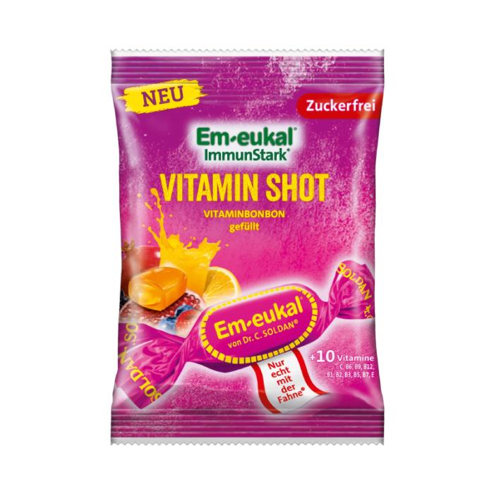DR.SOLDAN Em-Eukal ImmunStark Vitamin Shot karameles bez cukura 75g