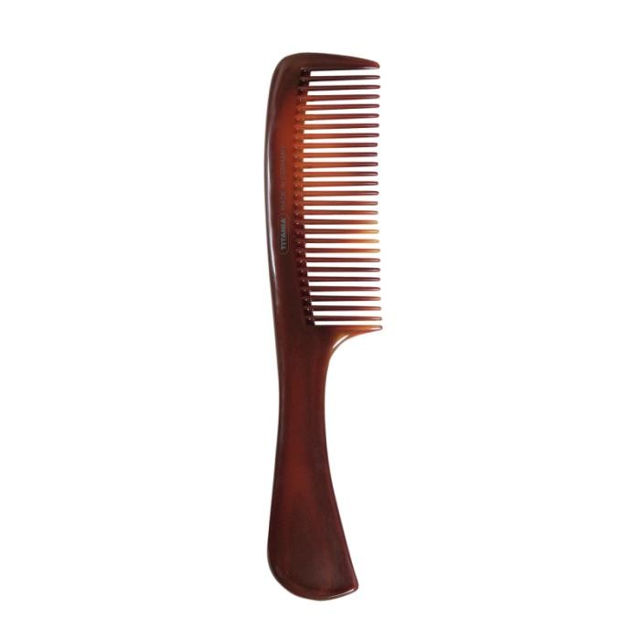 TITANIA ķemme ar rokturi brūna 21cm