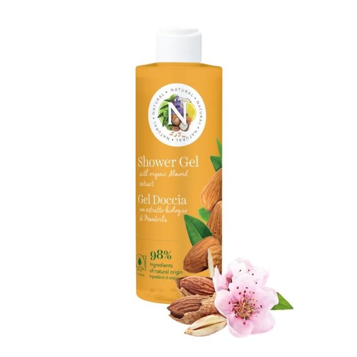 NATURAL dušas želeja ar mandeļu ekstraktu 400ml