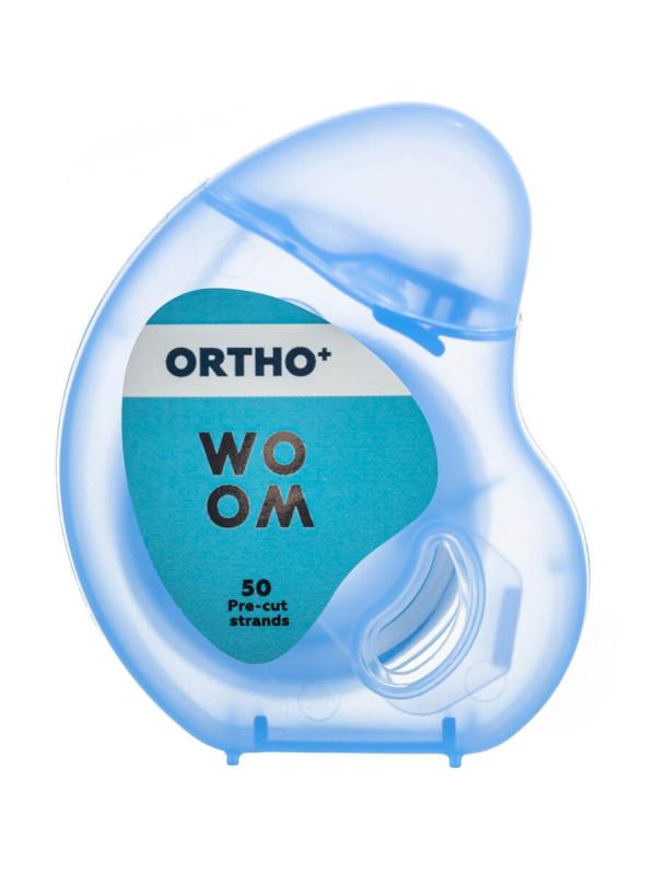 WOOM Ortho+ zobu diegs, sagriezts N50