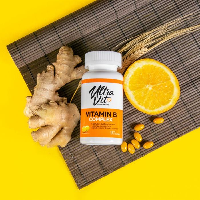 ULTRAVIT Vitamin B Complex mīkstās kapsulas N90