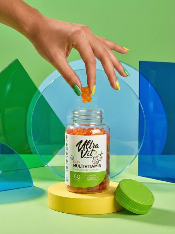 ULTRAVIT Gummies Kids Multivitamin košļājamās tabletes N60