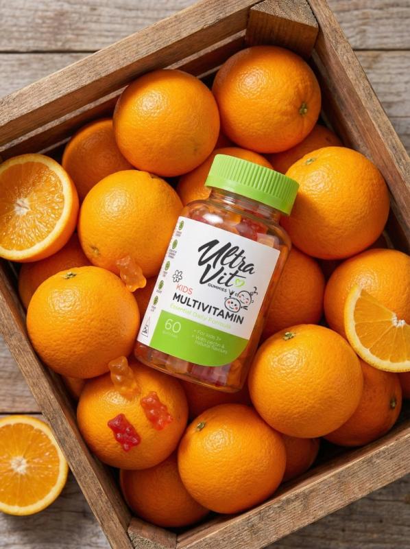 ULTRAVIT Gummies Kids Multivitamin košļājamās tabletes N60