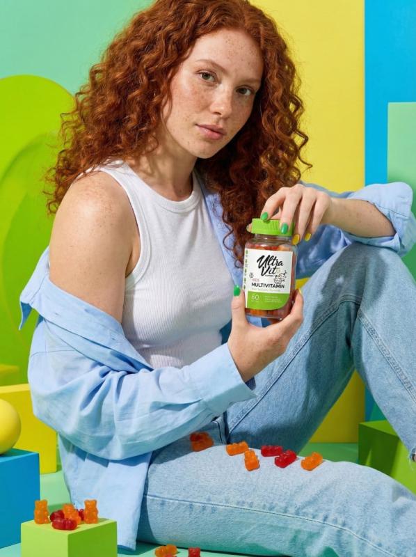 ULTRAVIT Gummies Kids Multivitamin košļājamās tabletes N60