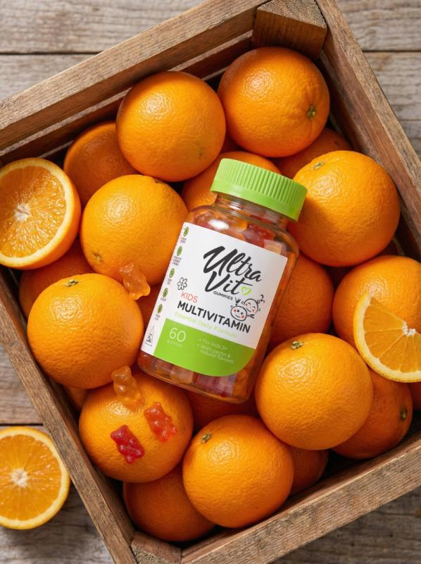 ULTRAVIT Gummies Kids Multivitamin košļājamās tabletes N60