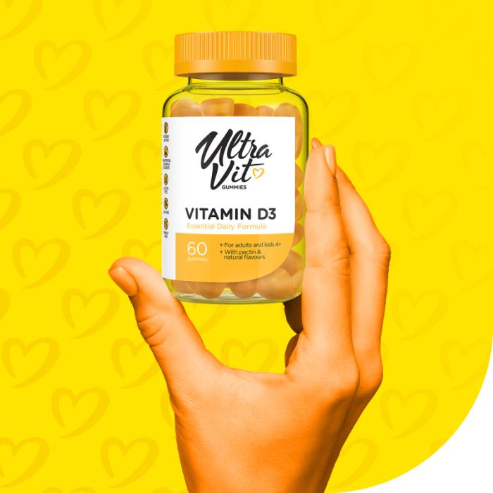 ULTRAVIT Vitamin D3 košļajamās tabletes N60