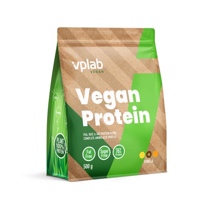 VPLAB Vegan Protein Vanilla pulveris 500g