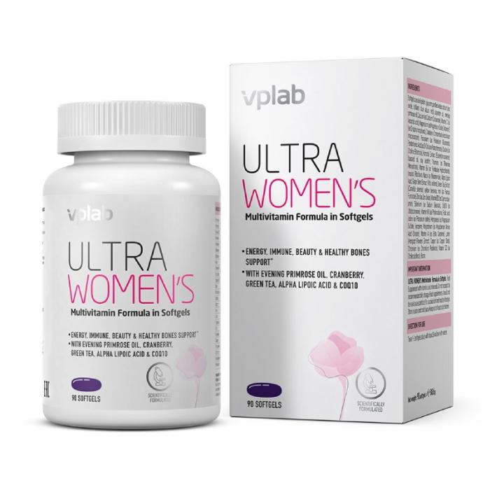 Vplab Ultra Womens Multivitamin Formula Mīkstās Kaps