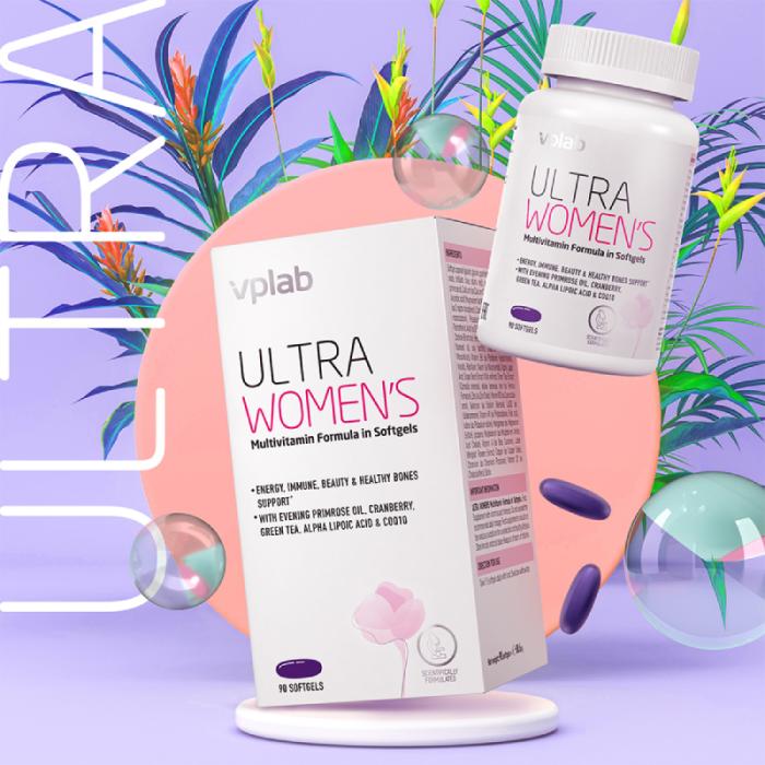 VPLAB Ultra Womens Multivitamin Formula mīkstās kapsulas N90