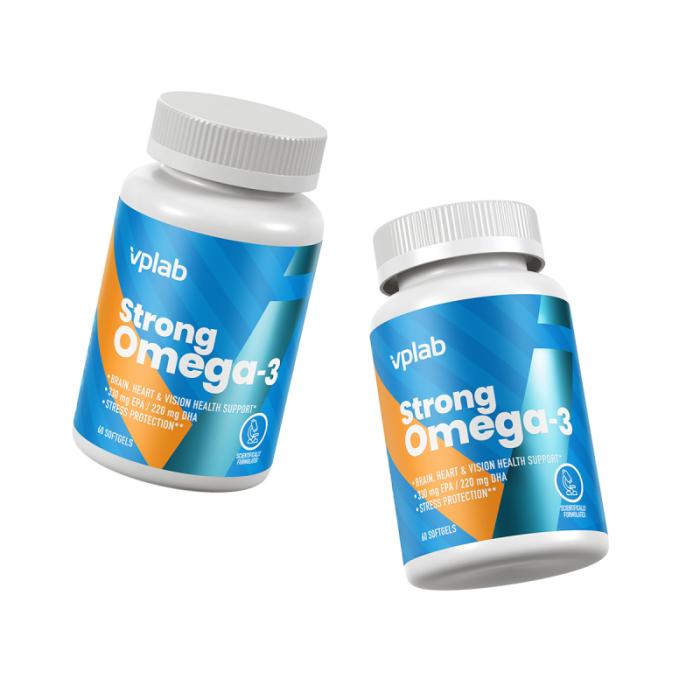 VPLAB Strong Omega 3 mīkstās kapsulas N60