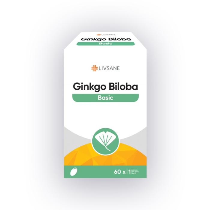LIVSANE Ginkgo Biloba Basic 60mg kapsulas N60