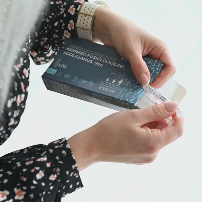 KIDSMED daudzfunkcionāls fizioloģiskais šķīdums 5ml N20