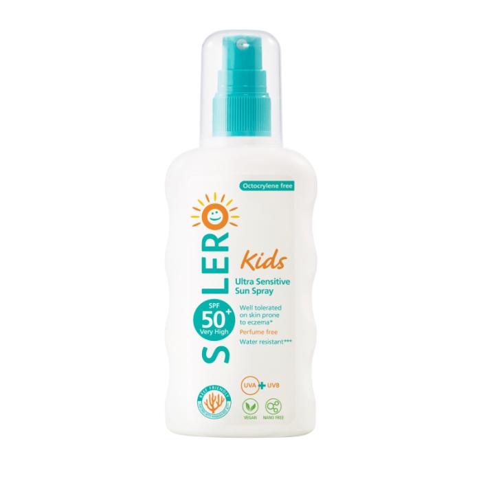 SOLERO Ultra sensitive SPF50+ izsmidzināms aizsarglīdzeklis bērniem 200ml