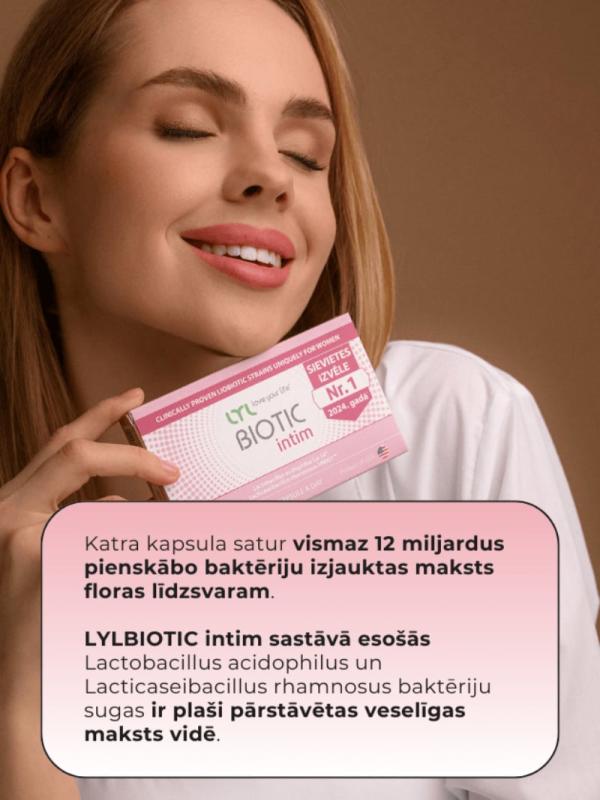 LYL BIOTIC intim, kapsulas, N15
