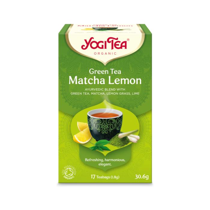 YOGI TEA Zaļā Matcha tēja ar citronu N17