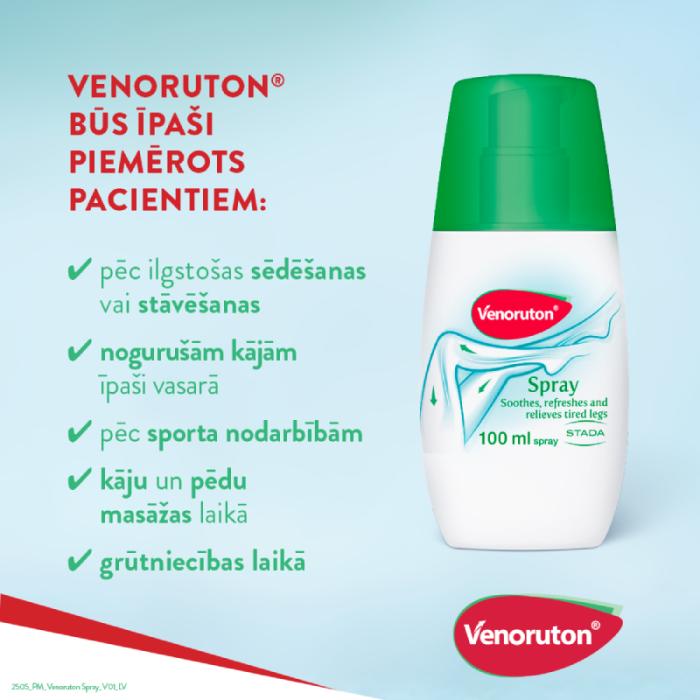 VENORUTON sprejs nogurušām kājām 100 ml
