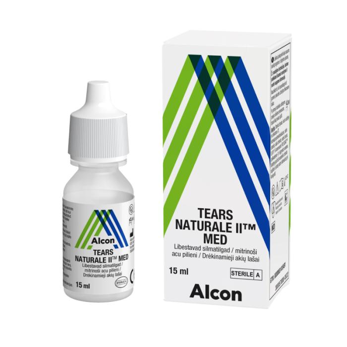 TEARS NATURALE II MED mitrinoši acu pilieni 15ml