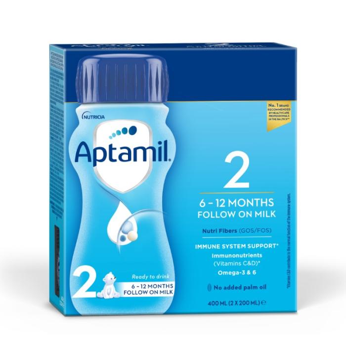 APTAMIL 2 gatavs piena maisījums 200ml N2