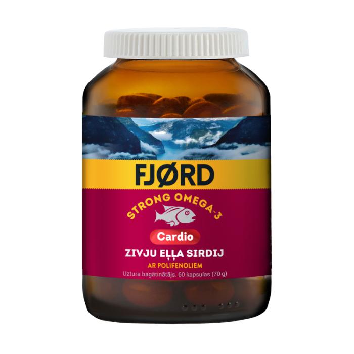 FJORD Strong Omega-3 Cardio kapsulas N60