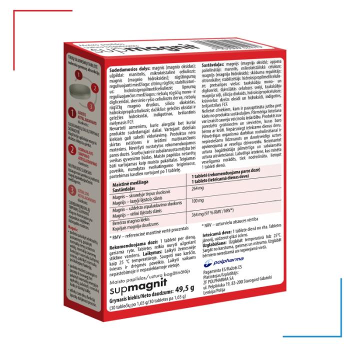 SUPMAGNIT tabletes N30