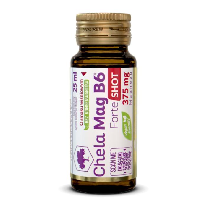 OLIMPLABS Chela-Mag B6 Forte Shot ķiršu garša 25ml N9