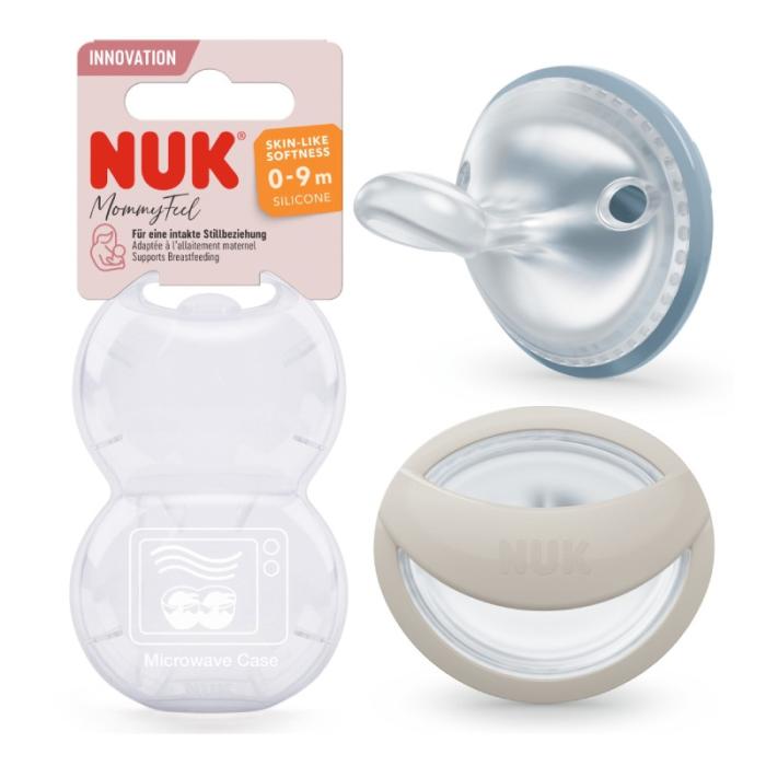 NUK Mommyfeel māneklis (0-9.mēn.), silikona  N2
