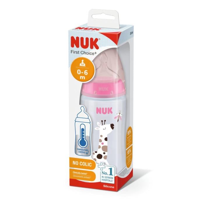 NUK First Choice+ PP pudelīte ar temperatūras kontroli 1 SI 300ml