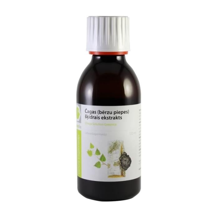 GREENICE Čagas (bērzu piepes) šķidrais ekstrakts 150ml