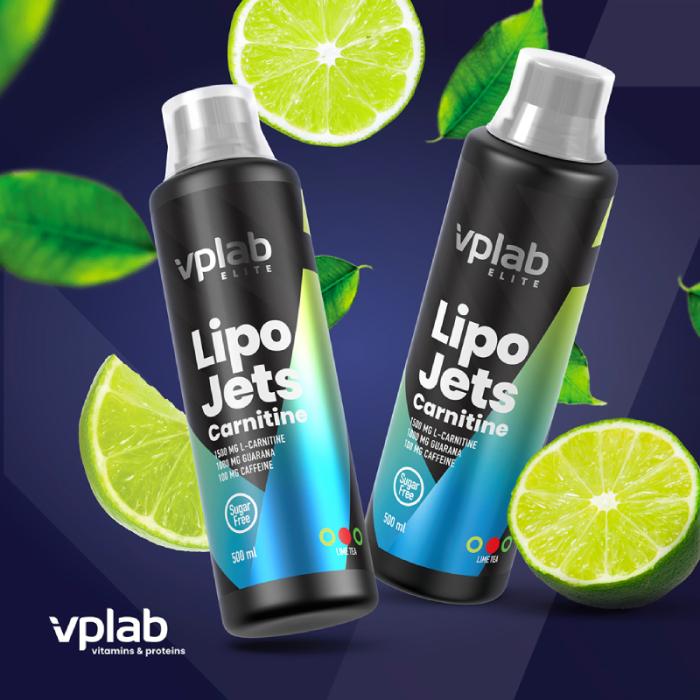 VPLAB Lipo Jets Carnitine Lime Tea škidrums 500ml
