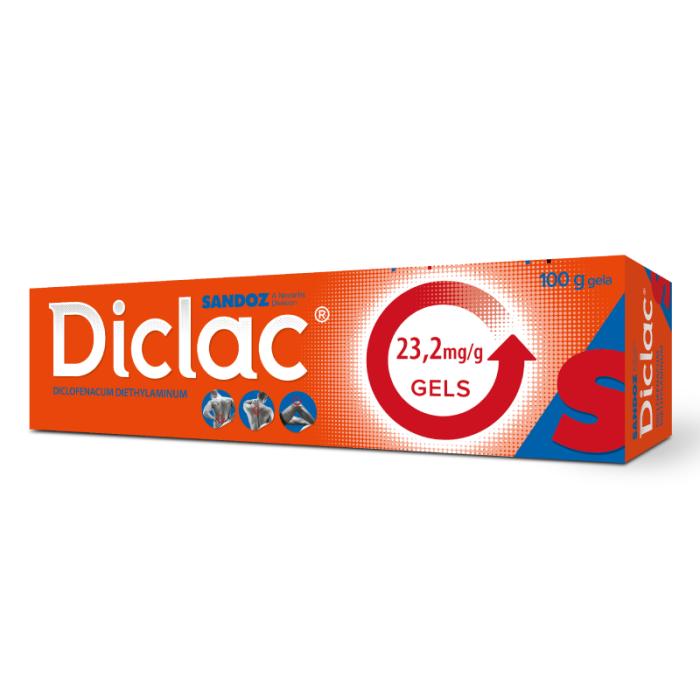 DICLAC 23,2 mg/g gels, 100g