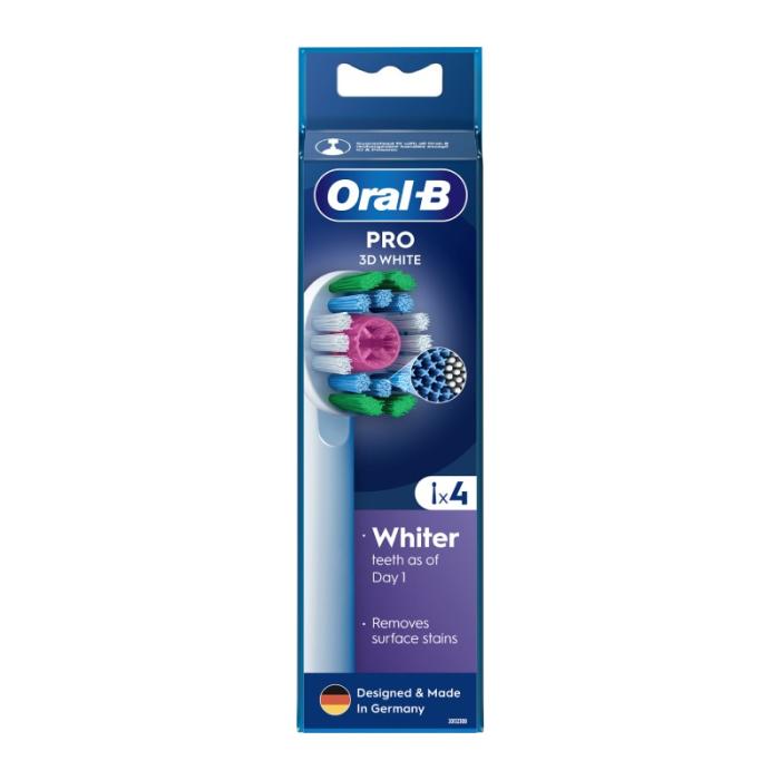 ORAL B 3D White PRO zobu birstes uzgaļi N4