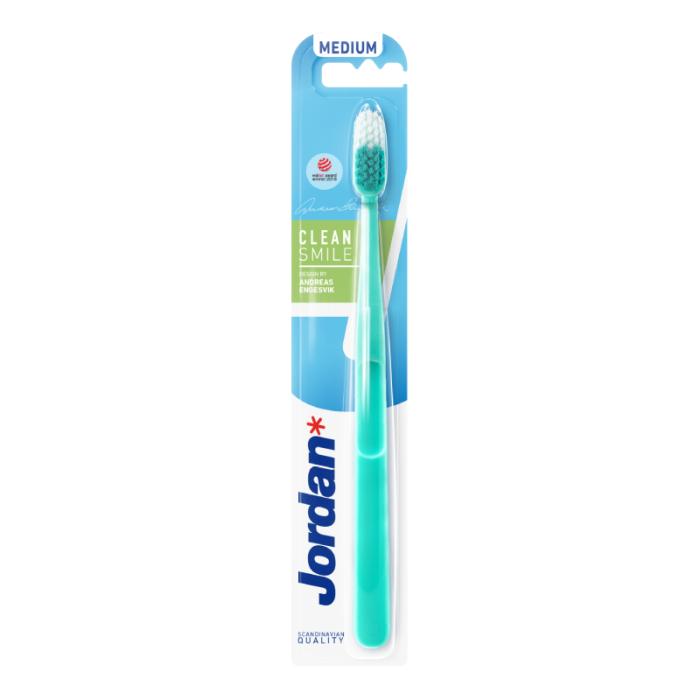 JORDAN Clean Smile vidēji mīksta zobu birste N1