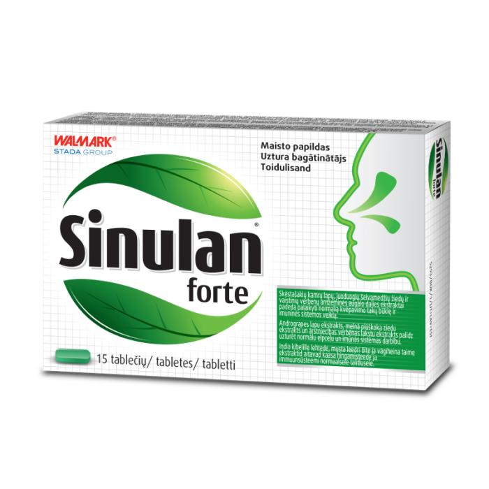 SINULAN Forte tabletes N15