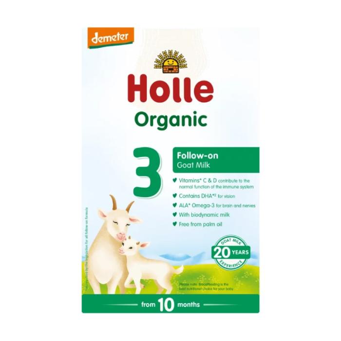 HOLLE Kazas piena maisījums Nr.3  zīdaiņiem no 10 mēn. 400g