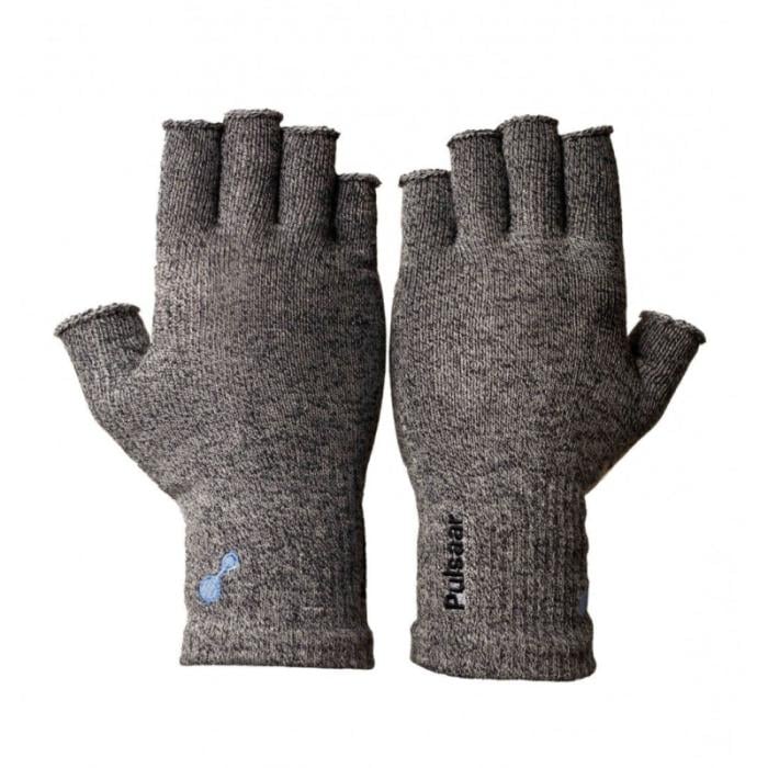 PULSAAR ACTIVE Atvērtu pirkstu atjaunošanās cimdi melni S N2