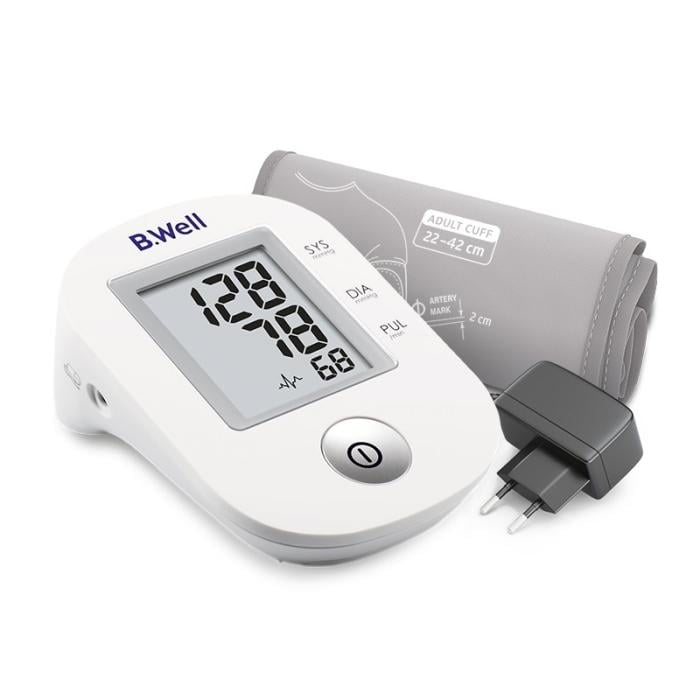 B.WELL PRO-33 Automātisks asinsspiediena mērītājs ar adapteri N1